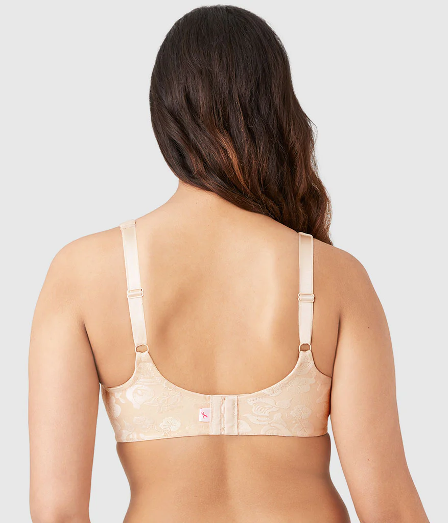 Awareness Full Figure Seamless Wire Free Bra: Sand - Image 3
