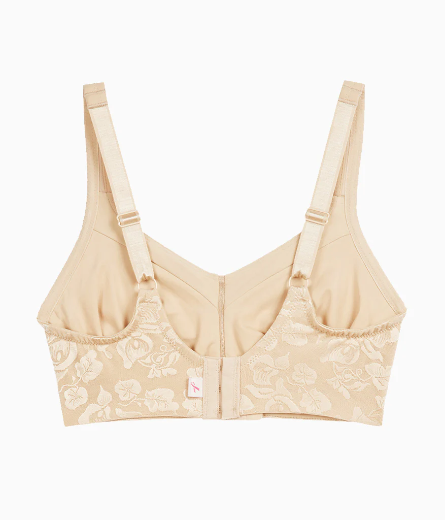 Awareness Full Figure Seamless Wire Free Bra: Sand - Image 5