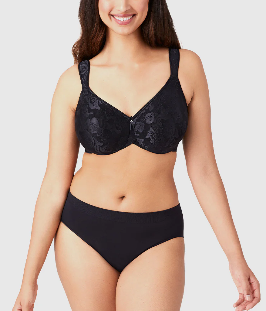 Awareness Underwire Bra: Black - Image 4