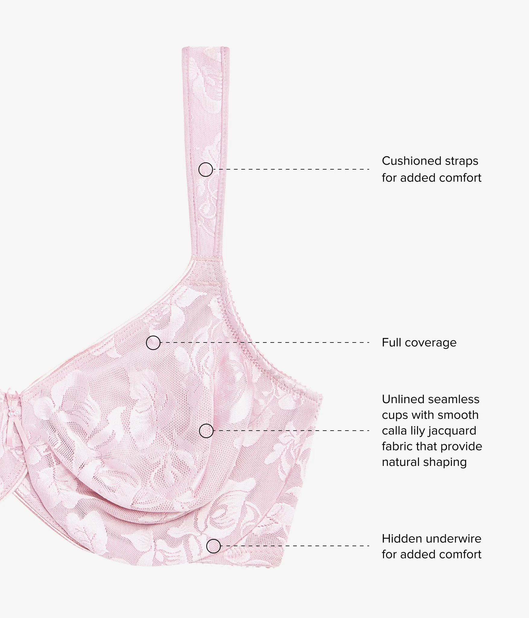 Awareness Underwire Bra: Keepsake Lilac - Image 4
