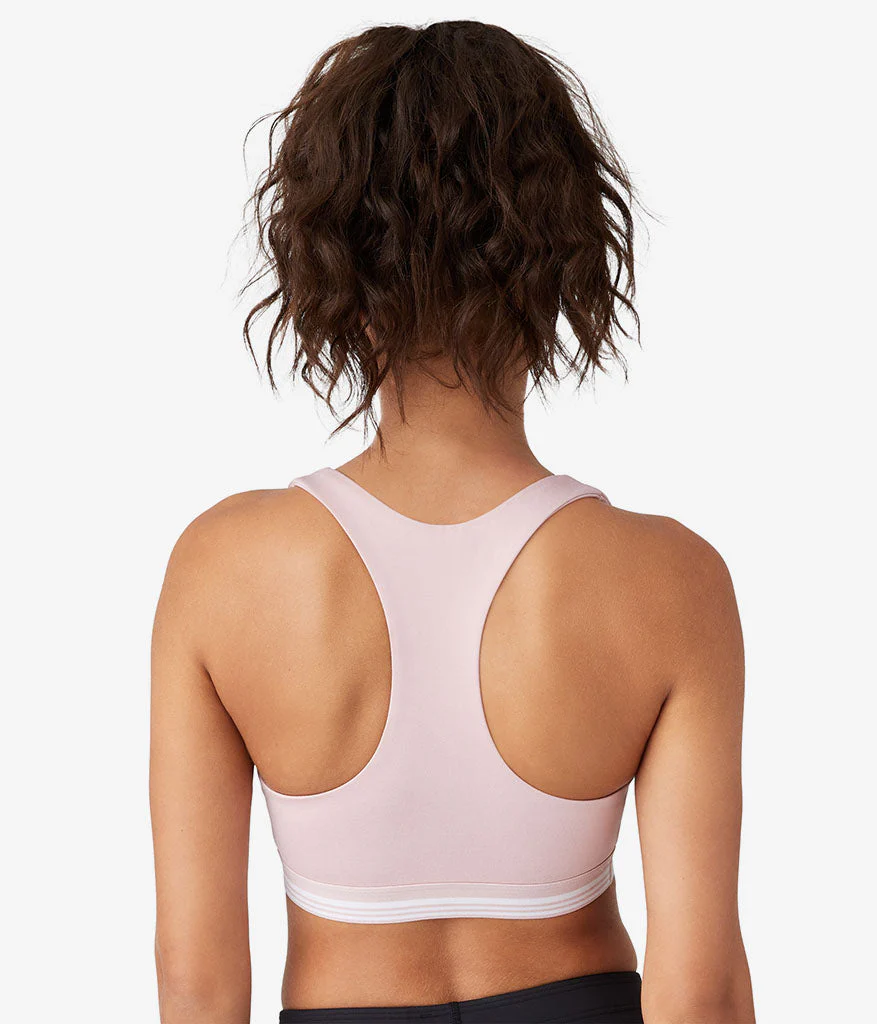 b.active Racerback Sport Bralette: Blush Pink - Image 3