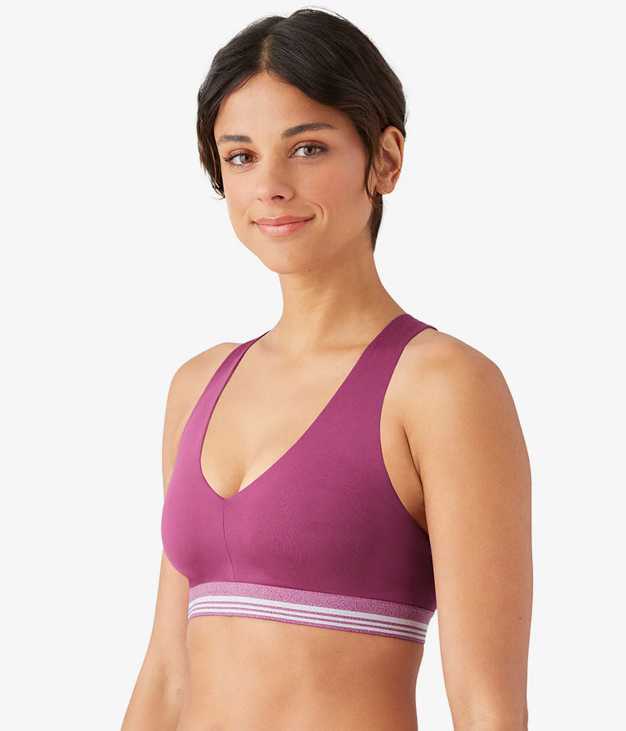 b.active Racerback Sport Bralette: Raspberry Coulis - Image 3