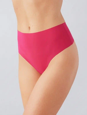 b.bare Hi-Waist Thong: Blue Coral - Image 4