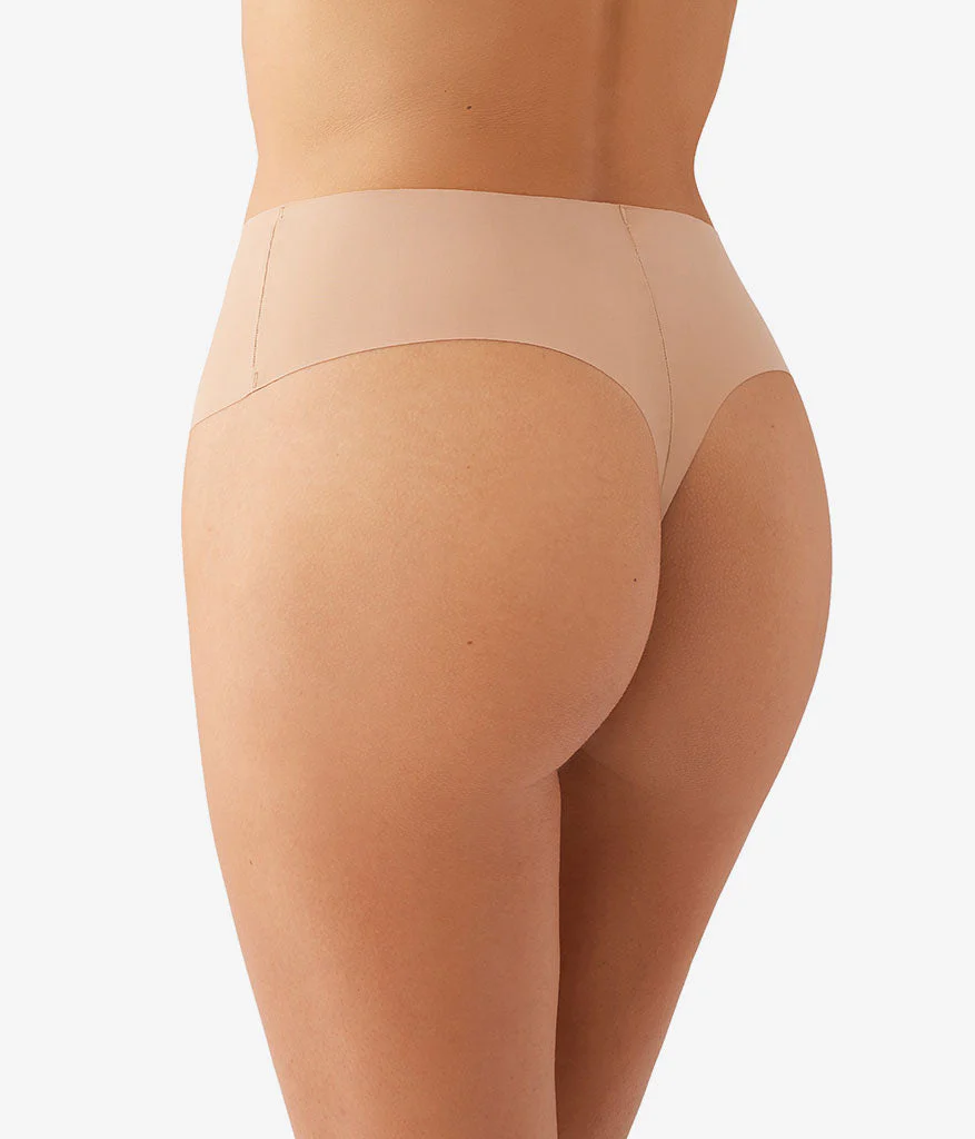 b.bare Hi-Waist Thong: Chai - Image 3