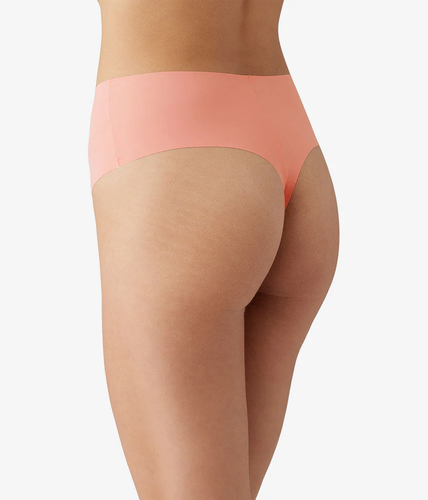 b.bare Hi-Waist Thong: Peach Amber - Image 3