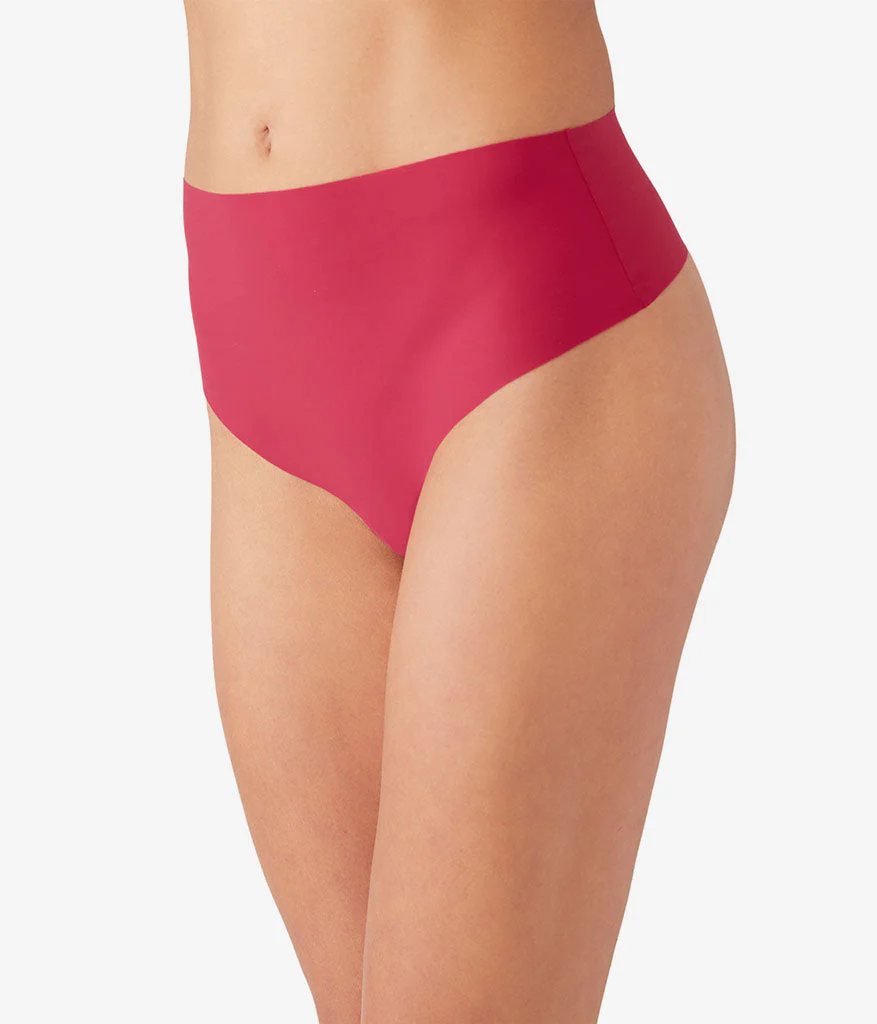 b.bare Hi-Waist Thong: Persian Red - Image 2