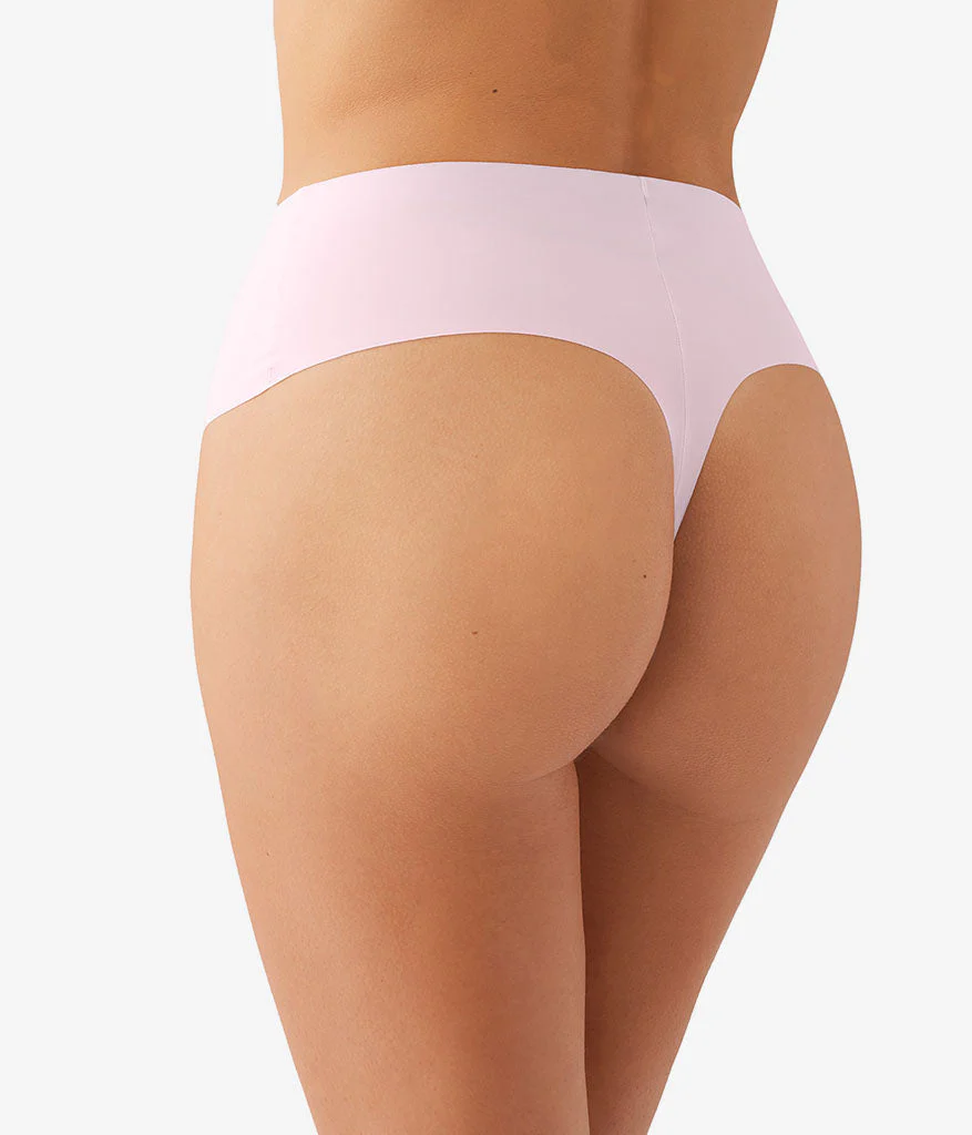 b.bare Hi-Waist Thong: Pink-A-Boo - Image 3
