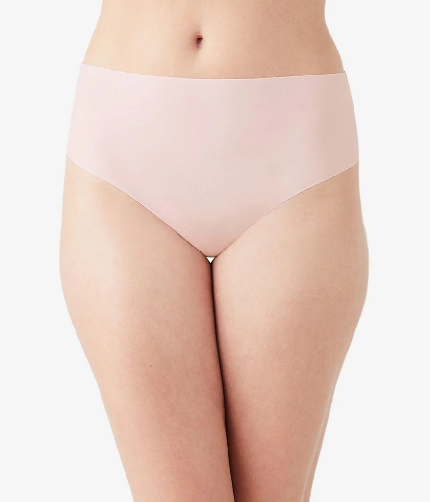 b.bare Hi-Waist Thong: Rose Smoke - Image 3