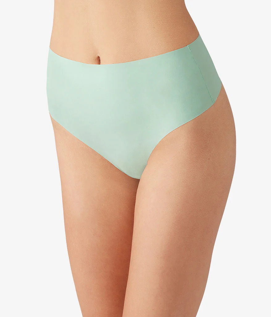 b.bare Hi-Waist Thong: Silt Green - Image 2