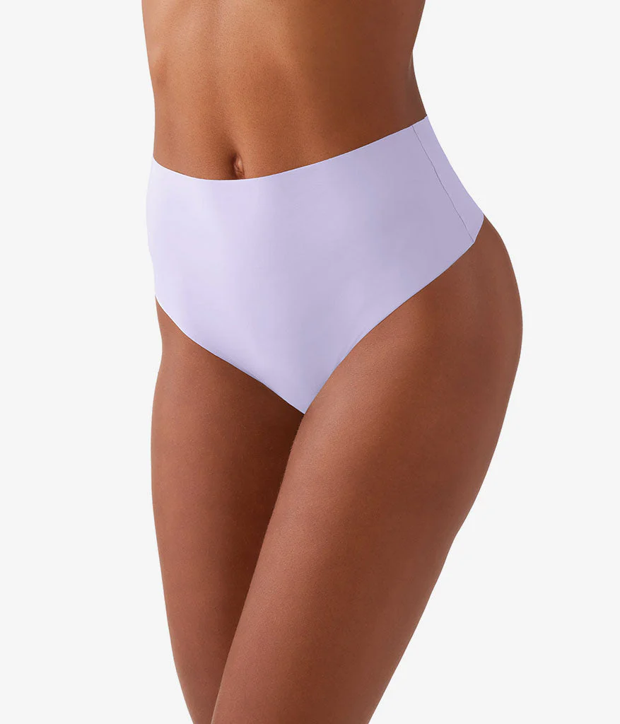 b.bare Hi-Waist Thong: Thistle - Image 2