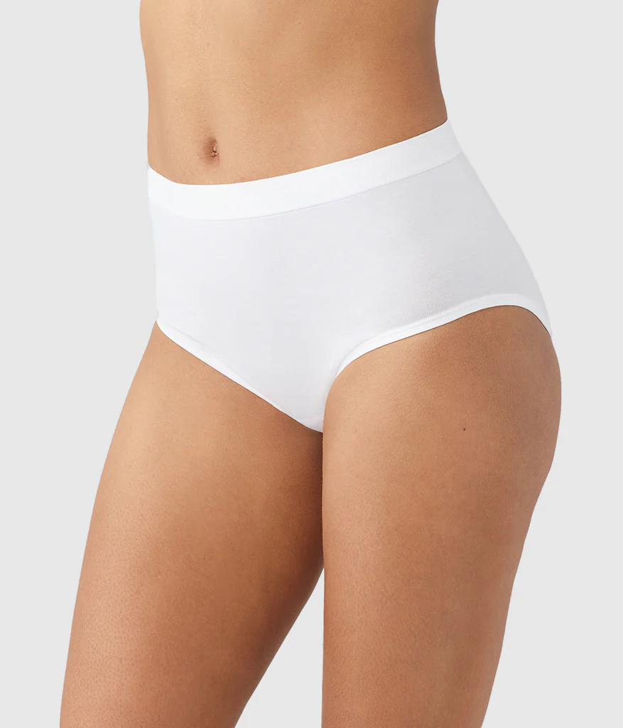 B-Smooth® Natural Brief: White - Image 3