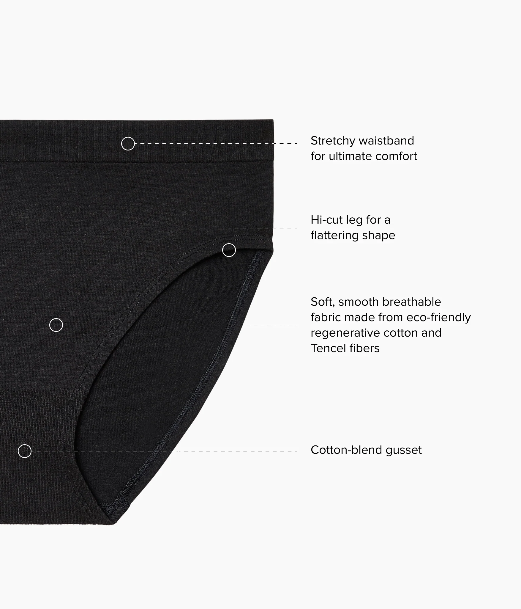 B-Smooth® Natural Hi-Cut: Black - Image 5