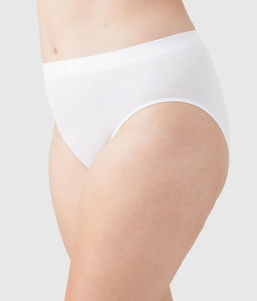 B-Smooth® Seamless Hi-Cut: White - Image 2