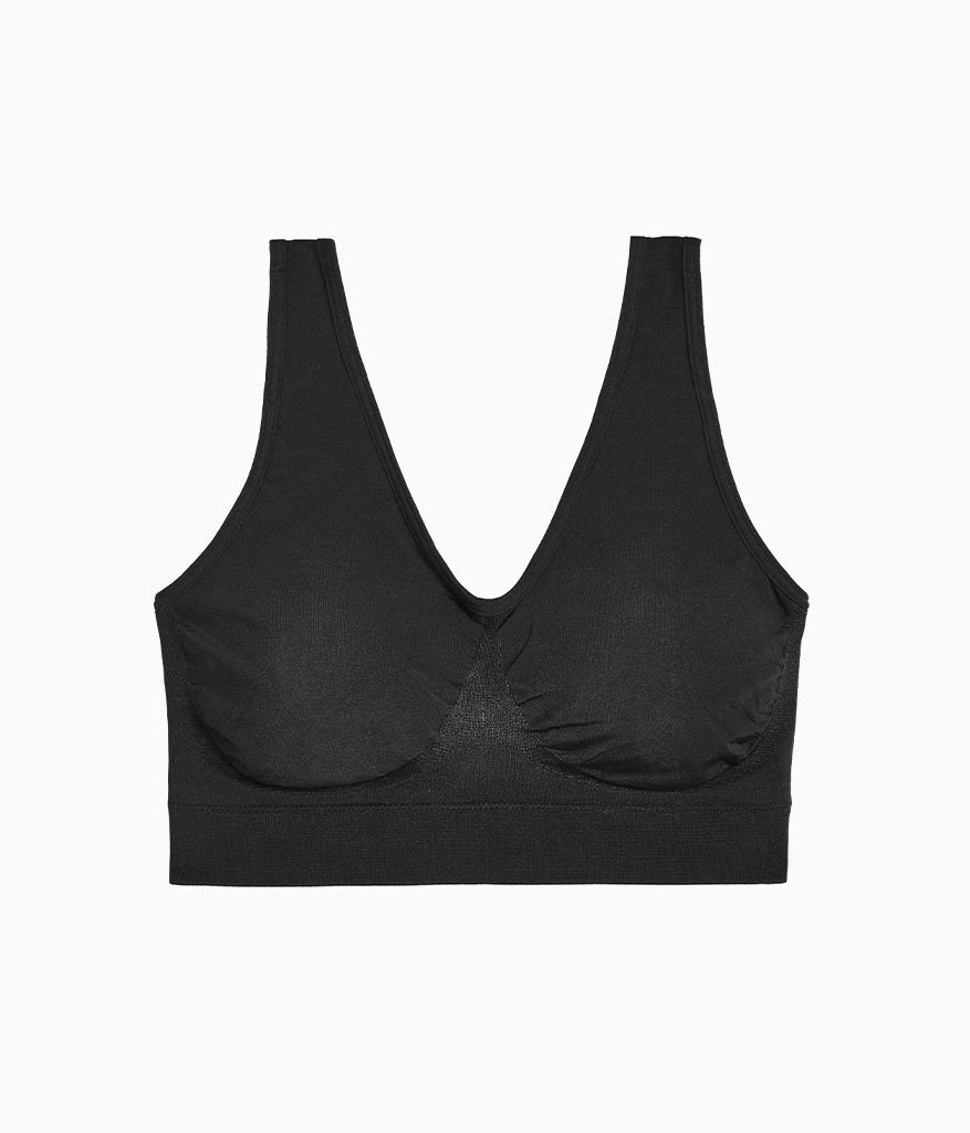B-Smooth® Wire Free Bralette: Black - Image 5