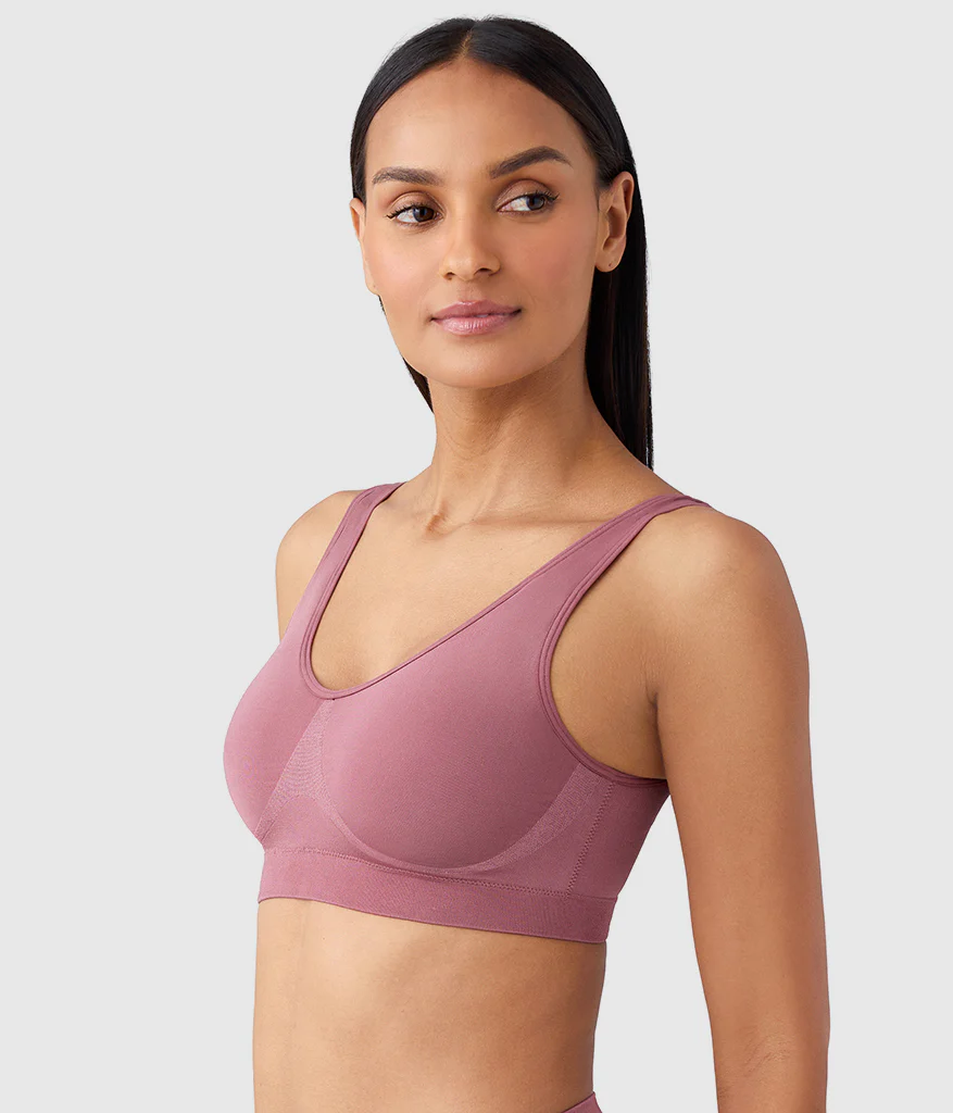 B-Smooth® Wire Free Bralette: Rose Brown - Image 2