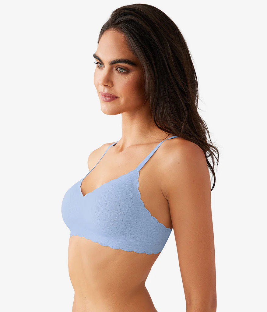 b.wow'd Lace Wire Free Bra: Frozen Fjord - Image 2