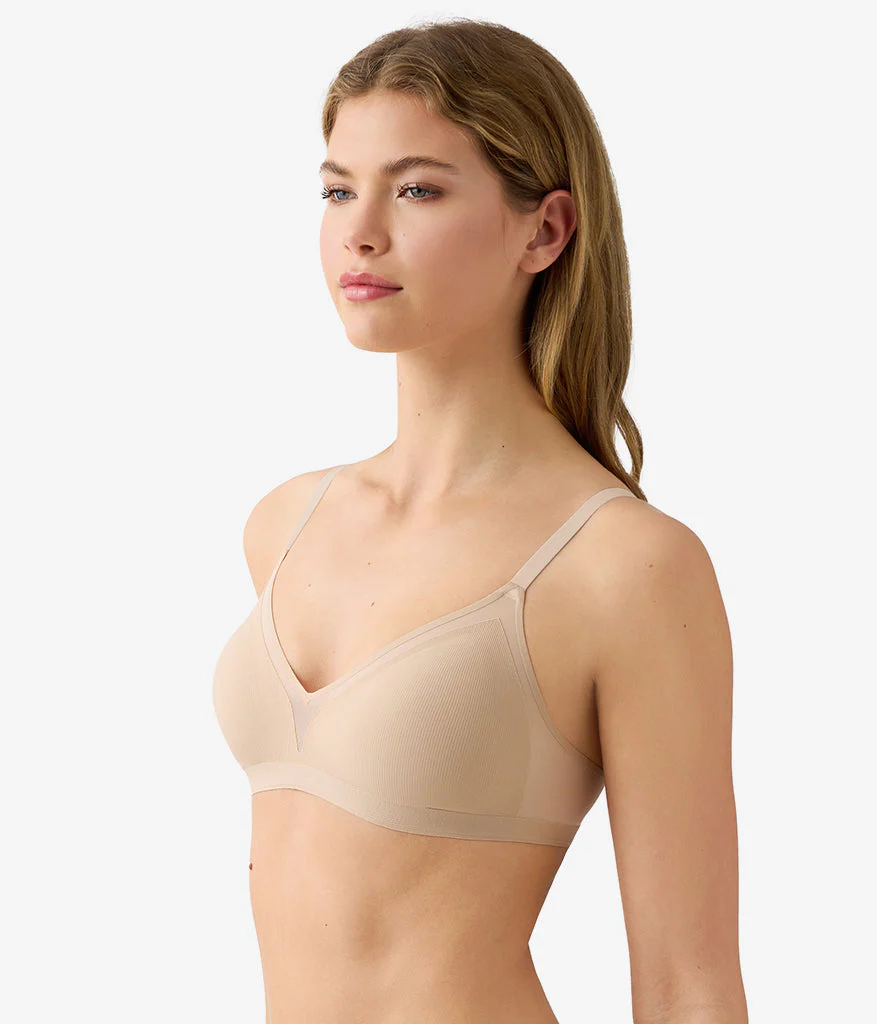 b.wow'd Modern Wire Free Bra: Au Natural - Image 2