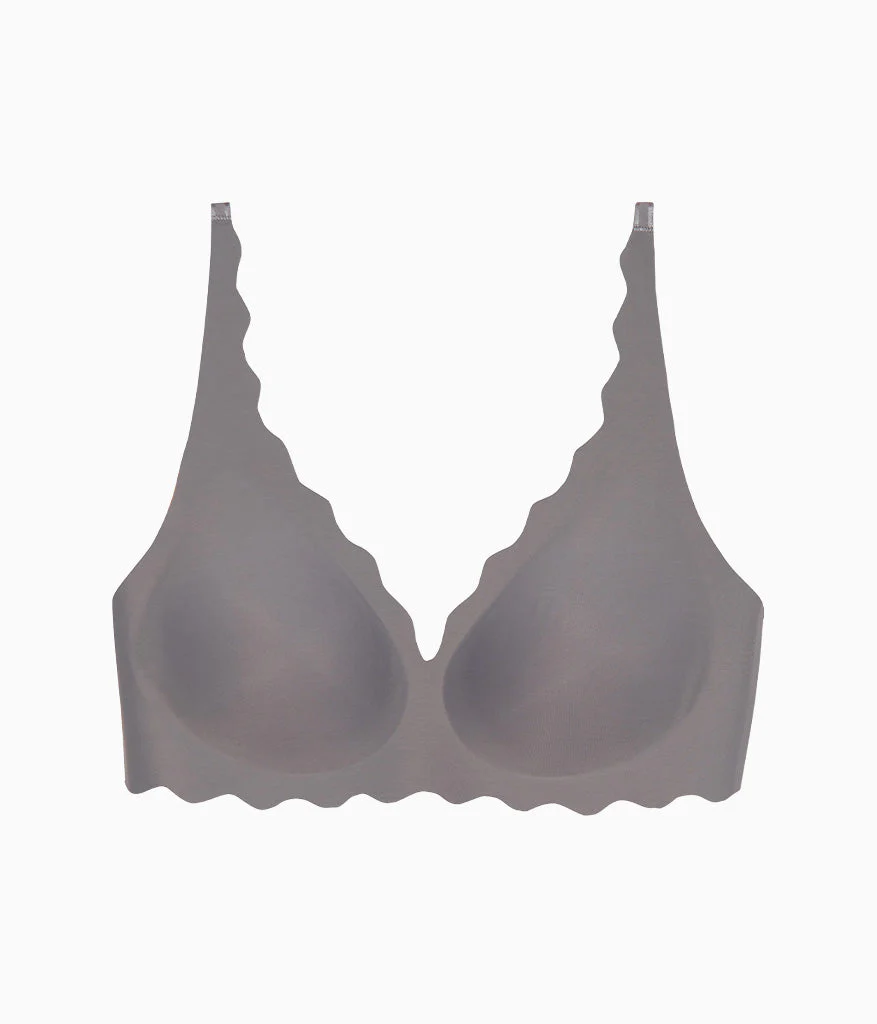 b.wow'd Wire Free Bra: Shark - Image 4