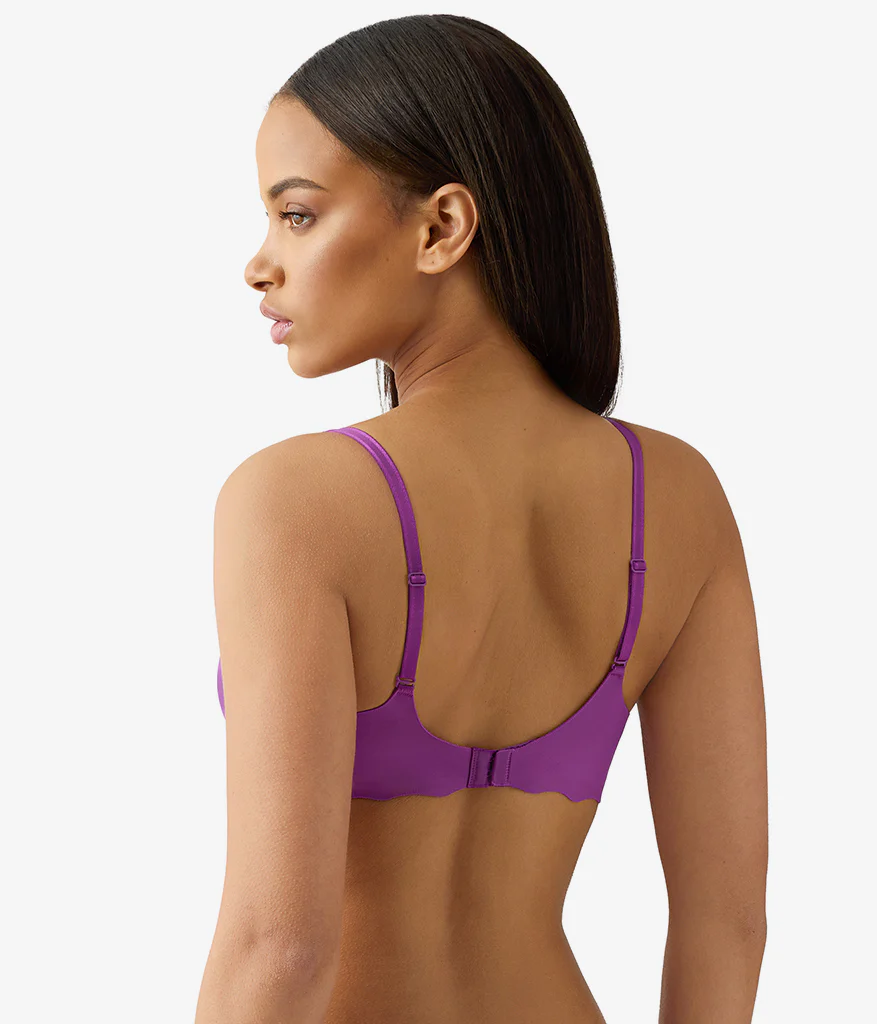 b.wow'd Wire Free Bra: Sparkling Grape - Image 3
