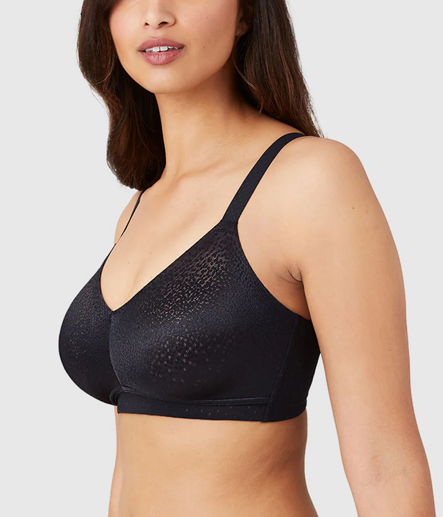 Back Appeal® Wire Free Bra: Black - Image 2