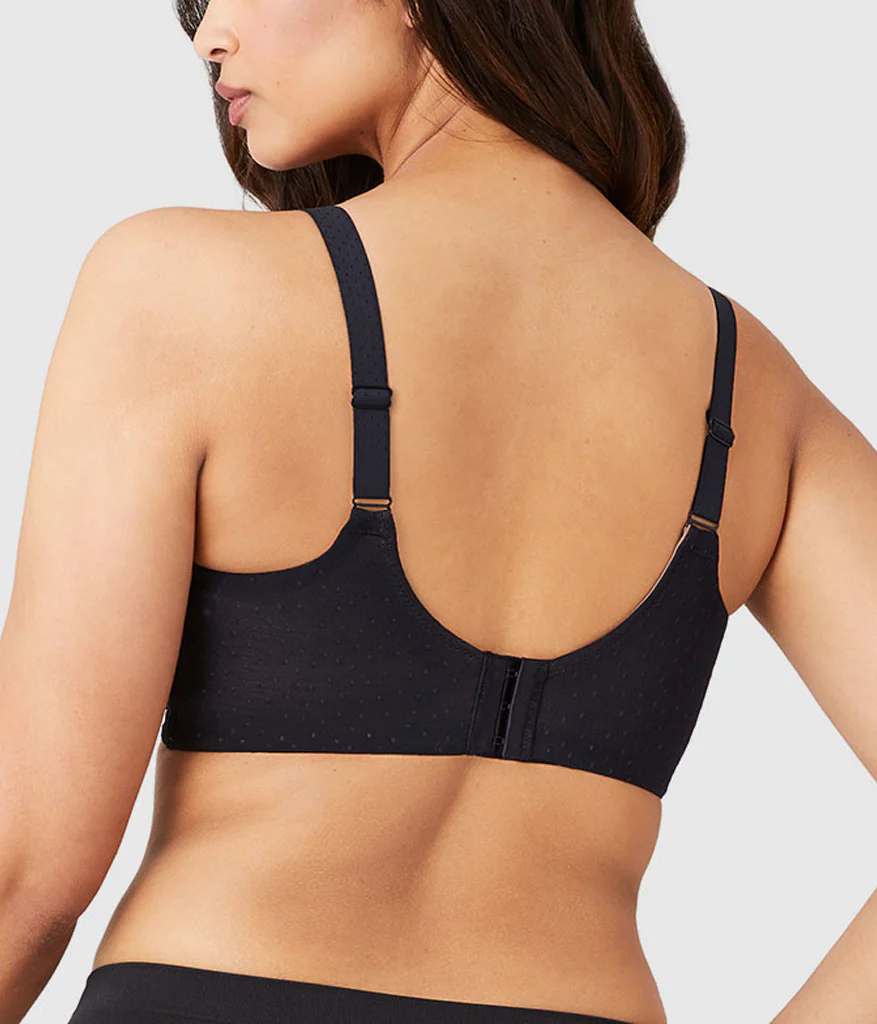 Back Appeal® Wire Free Bra: Black - Image 3