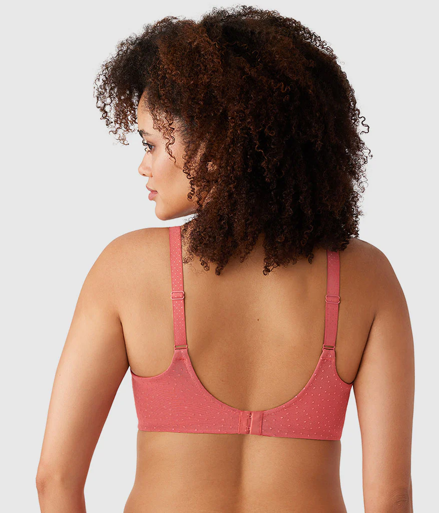 Back Appeal® Wire Free Bra: Mineral Red - Image 3