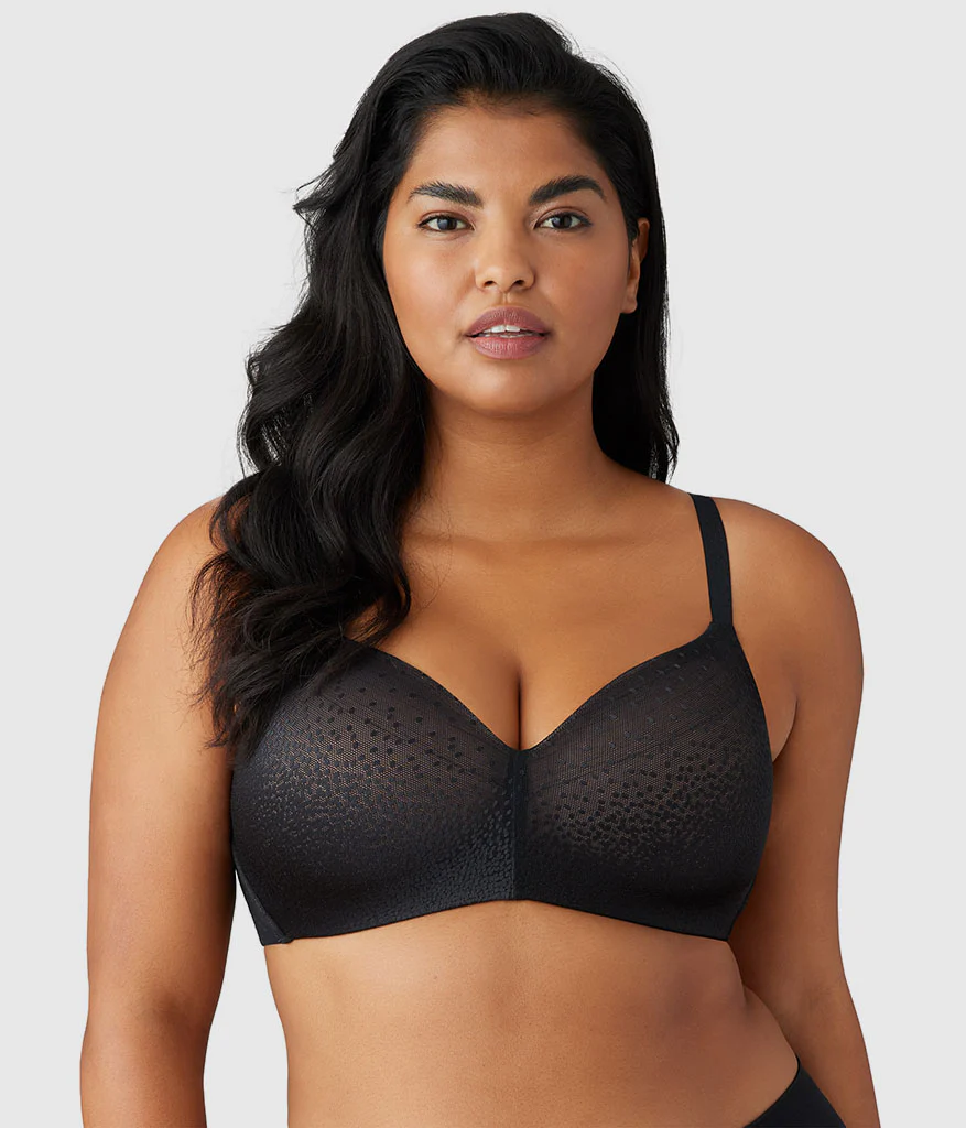 Back Appeal® Wire Free T-Shirt Bra: Black - Image 6