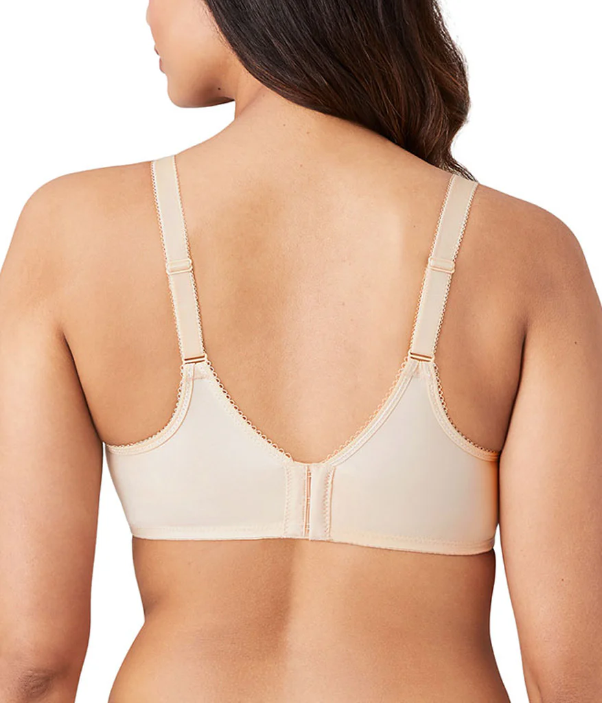 Basic Beauty Full Figure Seamless Underwire Bra: Sand - Image 3