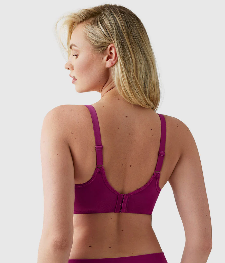 Basic Beauty Spacer Underwire T-Shirt Bra: Berry Fizz - Image 2