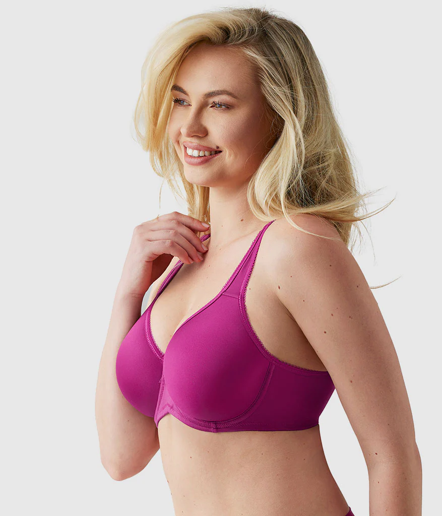 Basic Beauty Spacer Underwire T-Shirt Bra: Berry Fizz - Image 3
