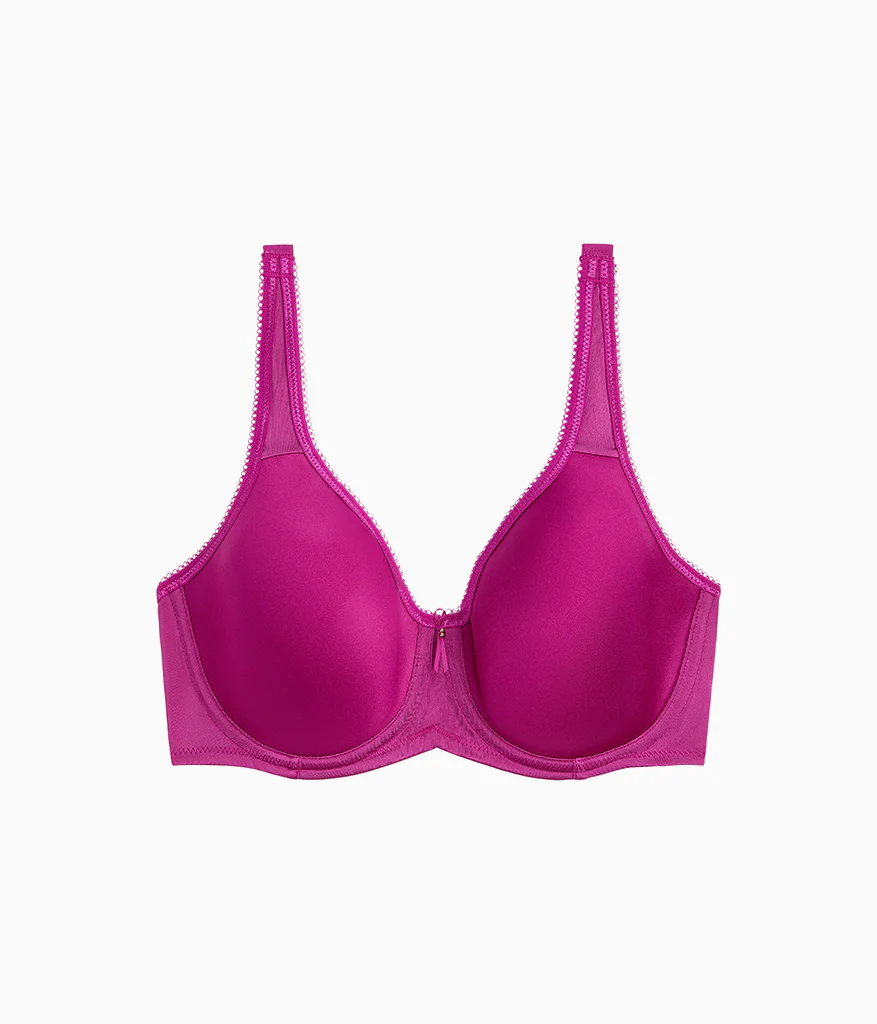 Basic Beauty Spacer Underwire T-Shirt Bra: Berry Fizz - Image 4