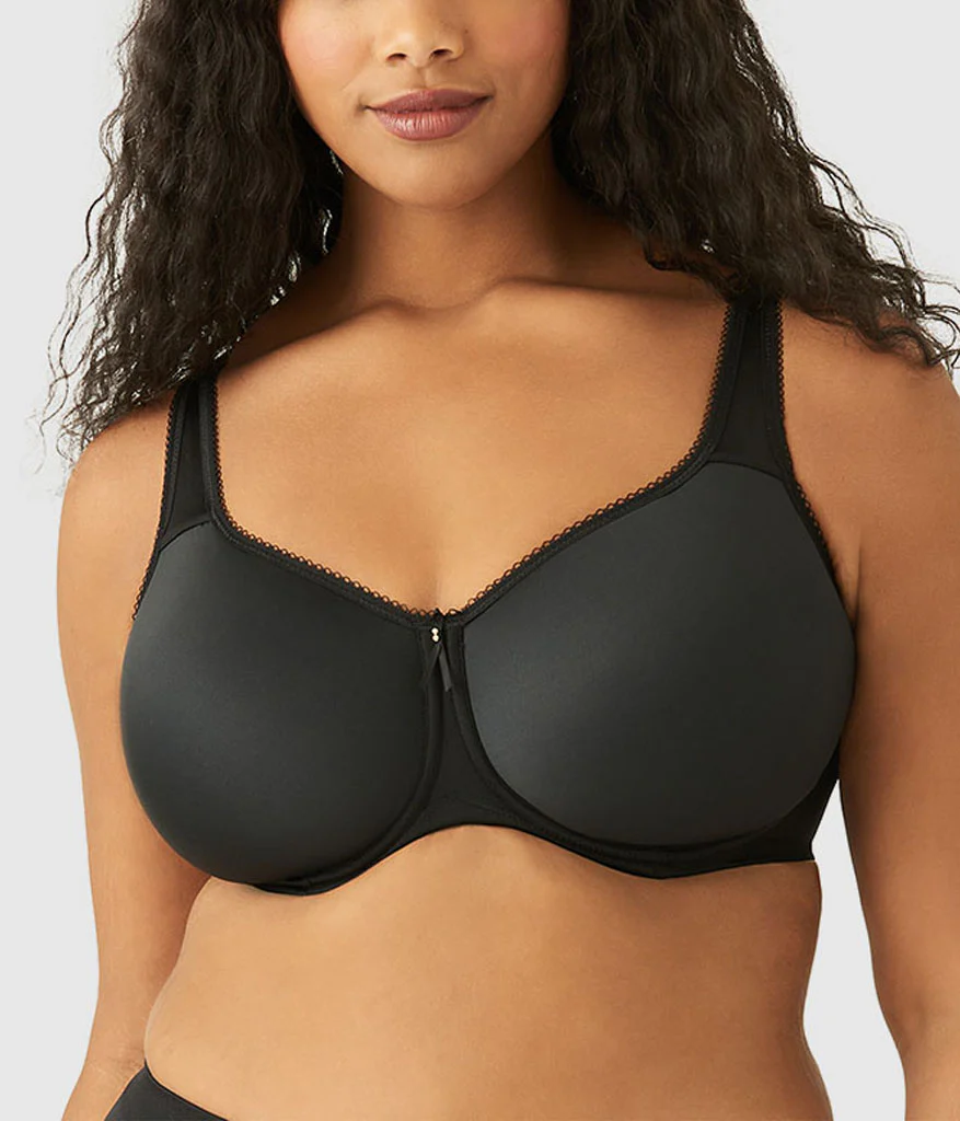 Basic Beauty Spacer Underwire T-Shirt Bra: Black - Image 4