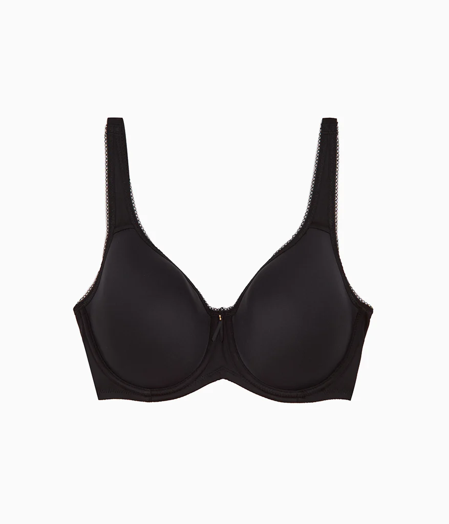 Basic Beauty Spacer Underwire T-Shirt Bra: Black - Image 7