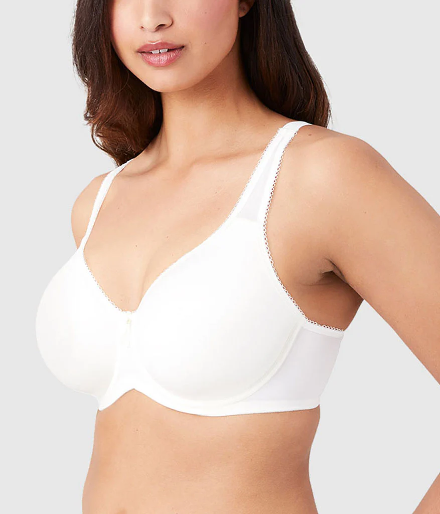 Basic Beauty Spacer Underwire T-Shirt Bra: White - Image 3