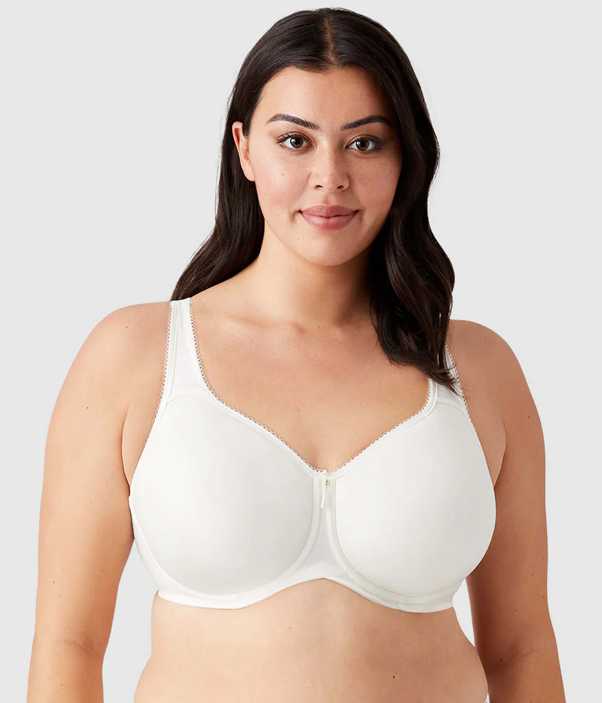 Basic Beauty Spacer Underwire T-Shirt Bra: White - Image 4