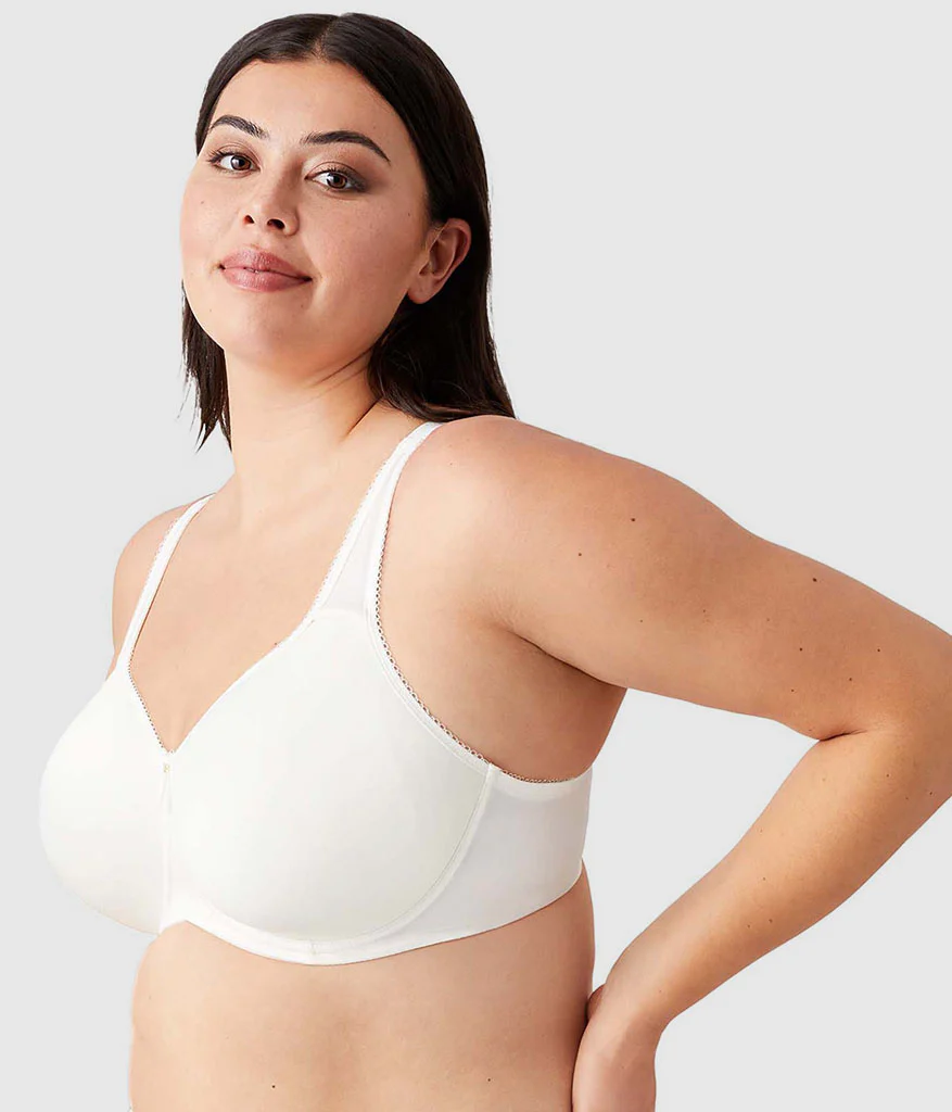 Basic Beauty Spacer Underwire T-Shirt Bra: White - Image 5