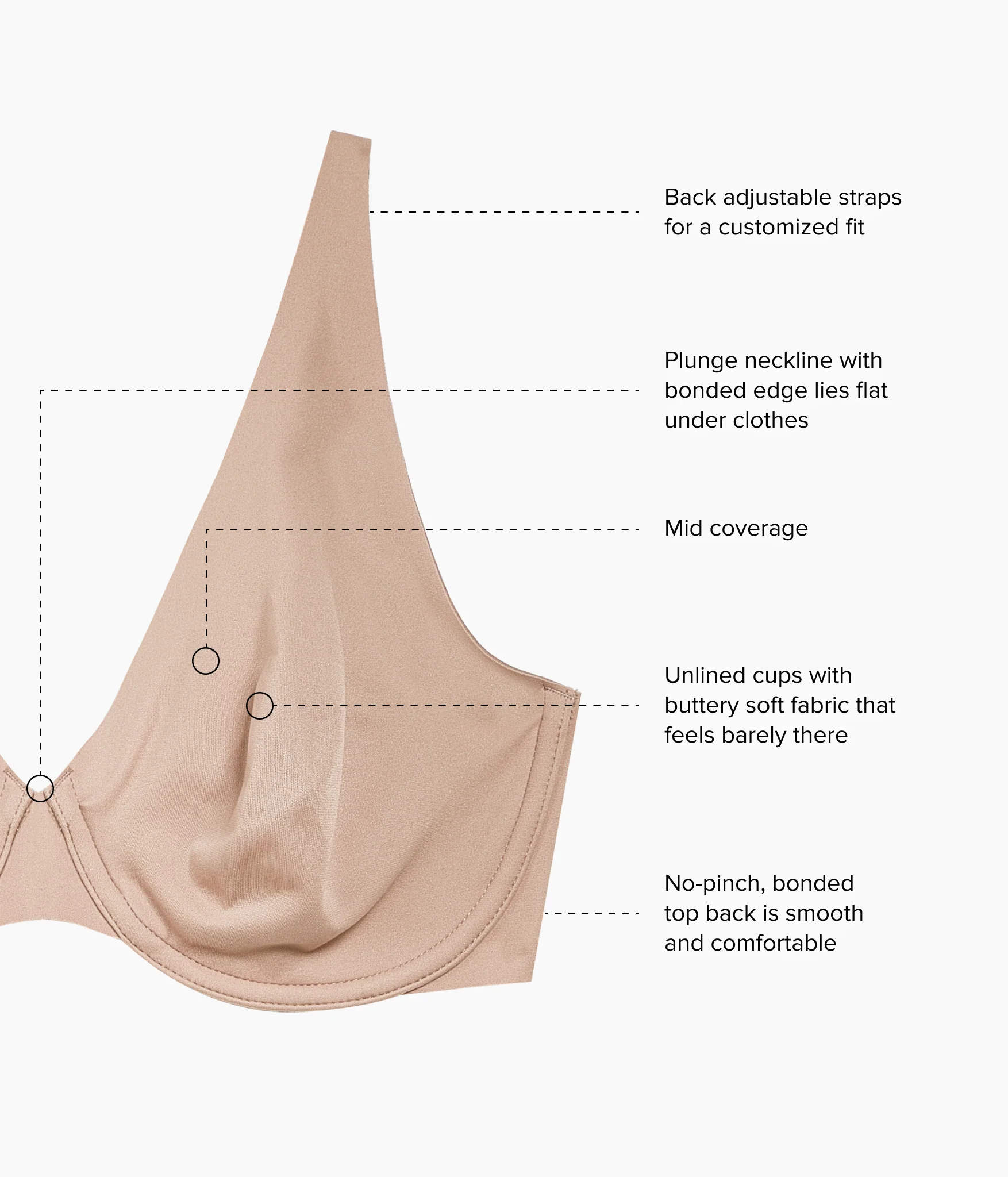 Better Than Braless™ Underwire Bra: Roebuck - Image 4