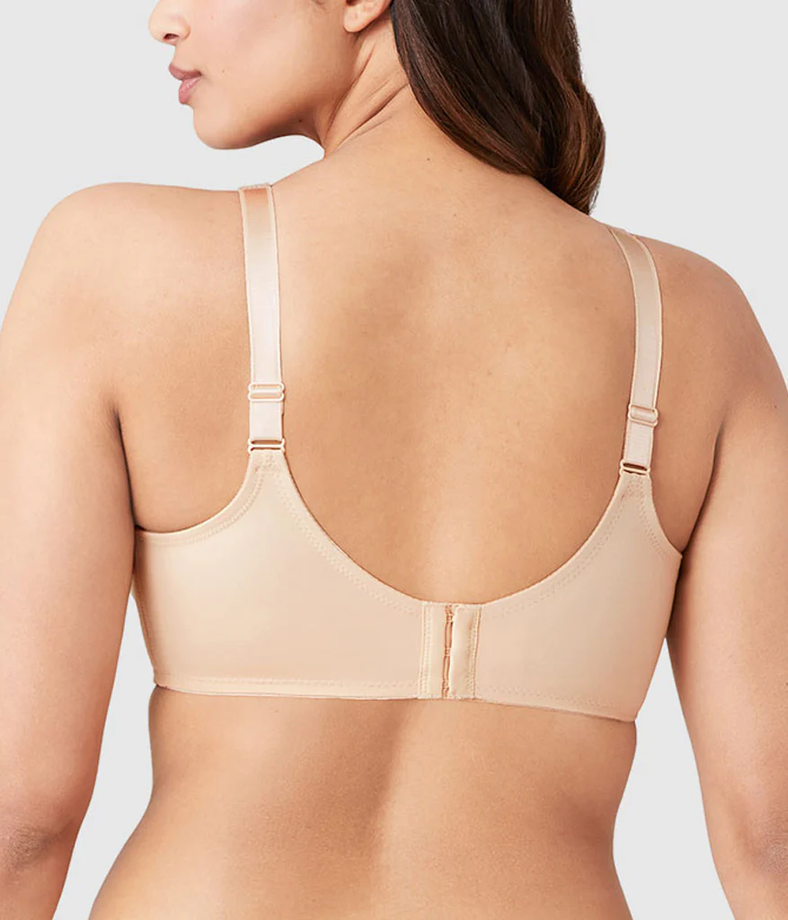 Bodysuede Ultra Full Figure Seamless Underwire Bra: Sand - Image 3