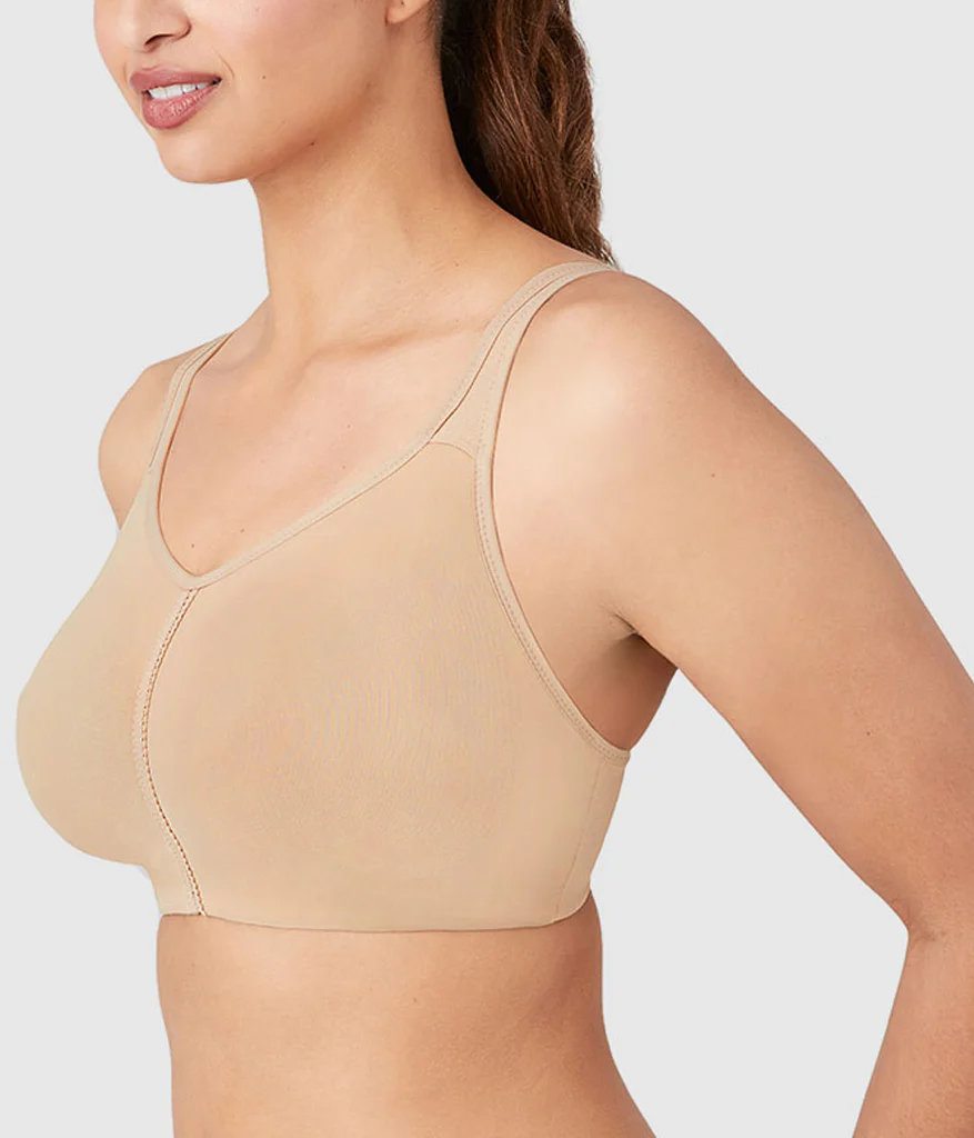 Casual Beauty Wire Free Bra: Toast - Image 3