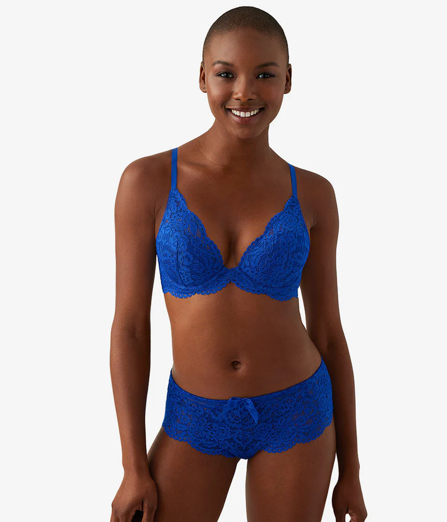Ciao Bella Plunge Contour Bra: Surf Blue - Image 4