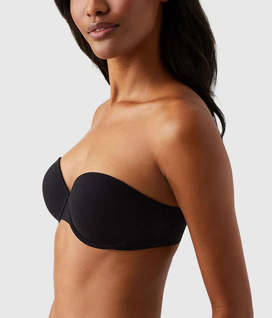 Comfort First Strapless Bra: Black - Image 3