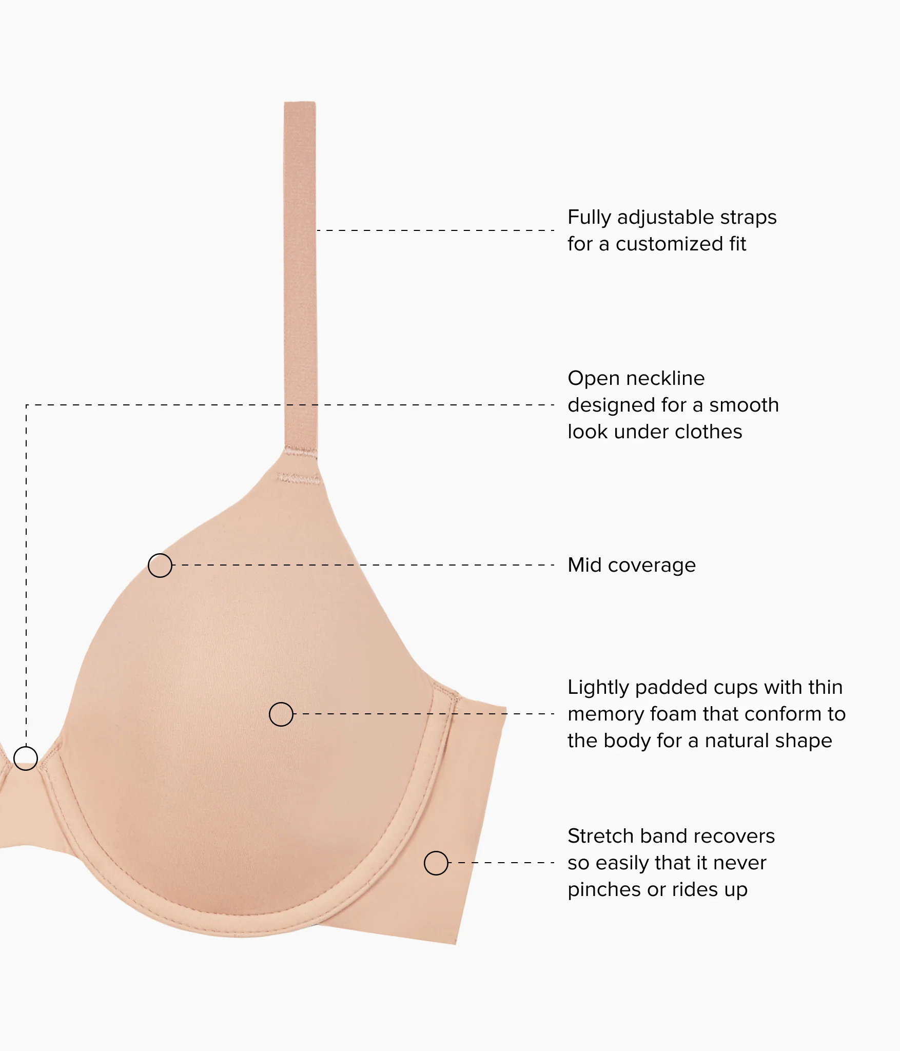 Comfort First T-Shirt Bra: Roebuck - Image 4