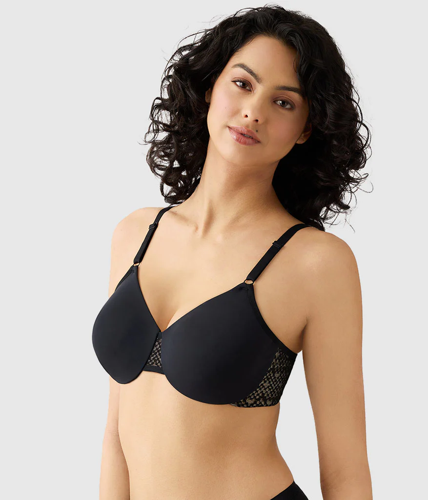 Comfort Within Reach Underwire Bra: Black - Image 2