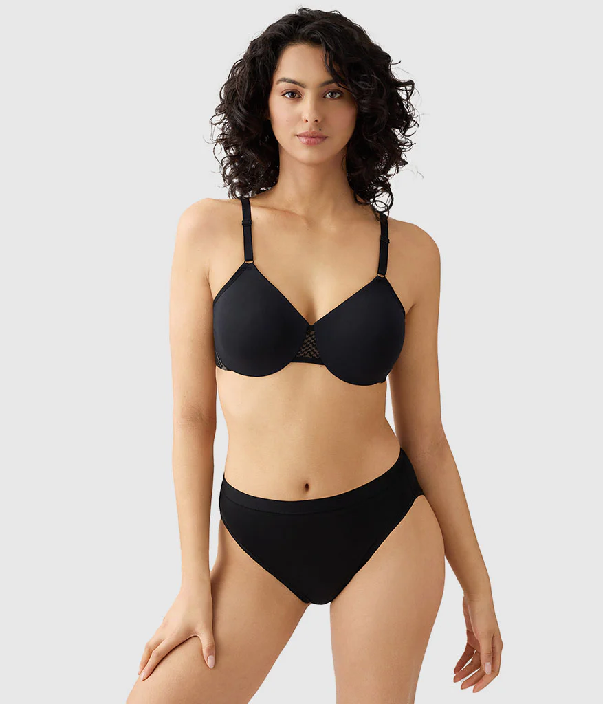 Comfort Within Reach Underwire Bra: Black - Image 4