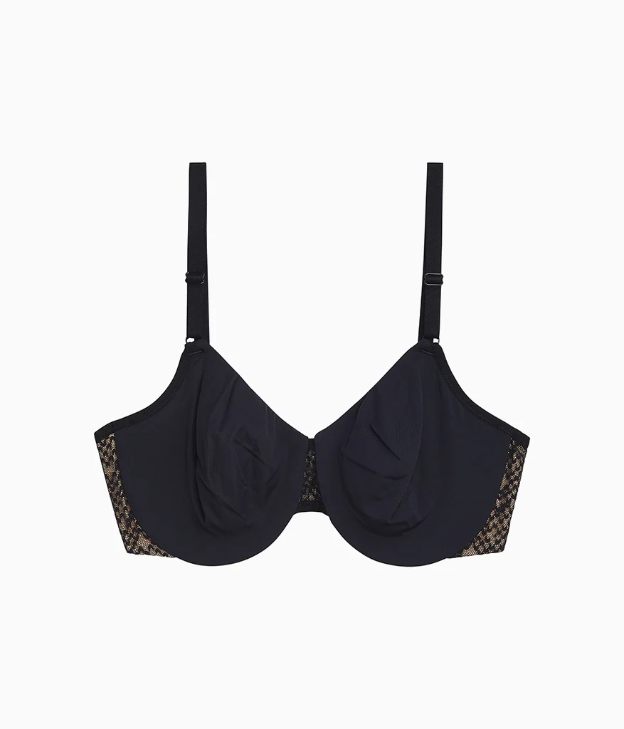 Comfort Within Reach Underwire Bra: Black - Image 6