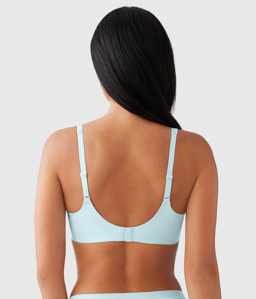 Comfortable Cool Underwire Bra: Pastel Blue - Image 3