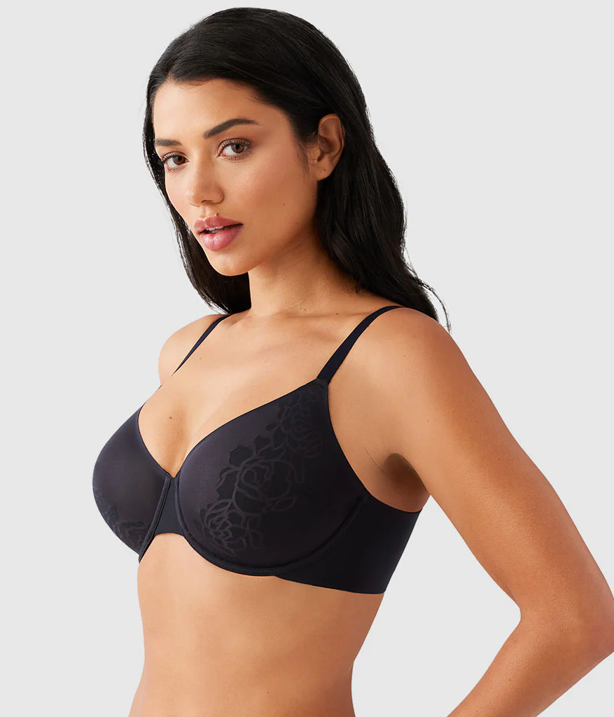 Confidence Boost™ Underwire Bra: Black - Image 3