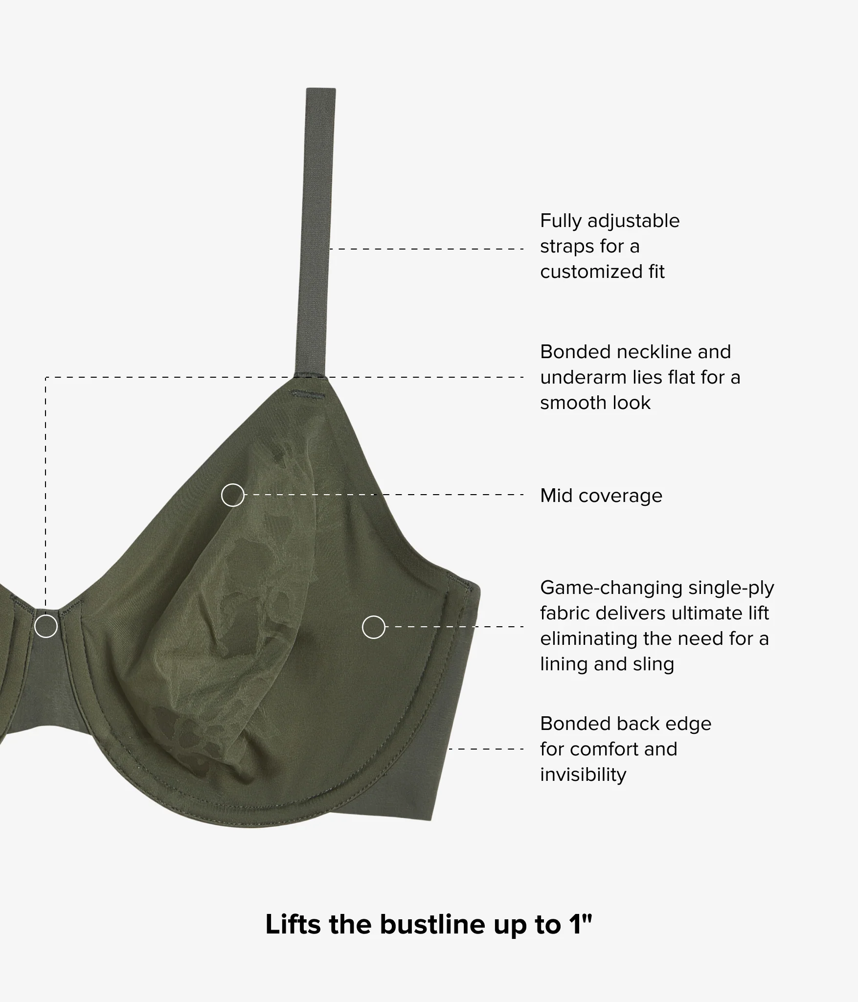 Confidence Boost™ Underwire Bra: Kambaba - Image 5
