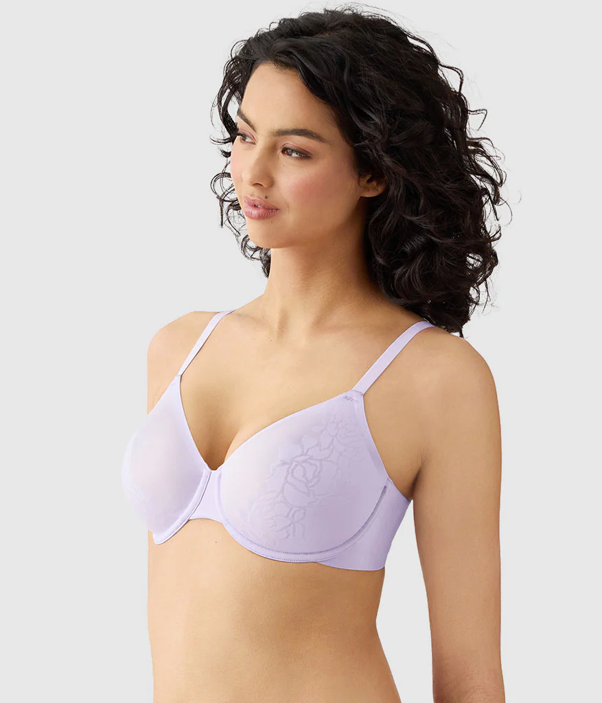 Confidence Boost™ Underwire Bra: Pastel Lilac - Image 2