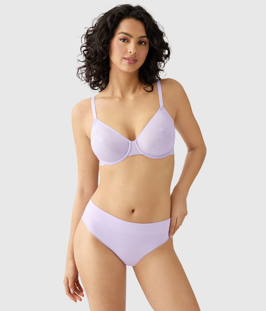 Confidence Boost™ Underwire Bra: Pastel Lilac - Image 4